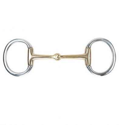 Shires Brass Alloy Flat Ring Jointed Eggbutt Shires Brass Alloy Flat Ring Jointed Eggbutt