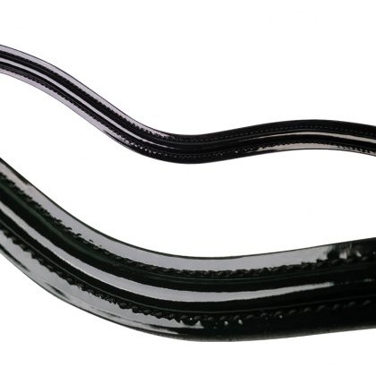 Fairfax Browband - Patent Raised Stitched