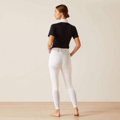Ariat Tri Factor Grace Knee Patch Breech - White Ariat Tri Factor Grace Knee Patch Breech - White