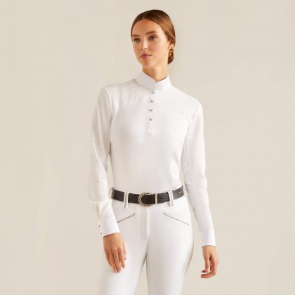 Ariat Bellatrix Show Shirt - White Ariat Bellatrix Show Shirt - White