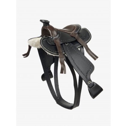 LeMieux Toy Pony Western Saddle - Black LeMieux Toy Pony Western Saddle - Black