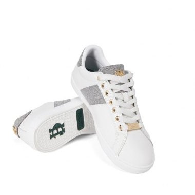 Holland Cooper Knightsbridge Court Trainer - Silver Crystal Holland Cooper Knightsbridge Court Trainer - Silver Crystal