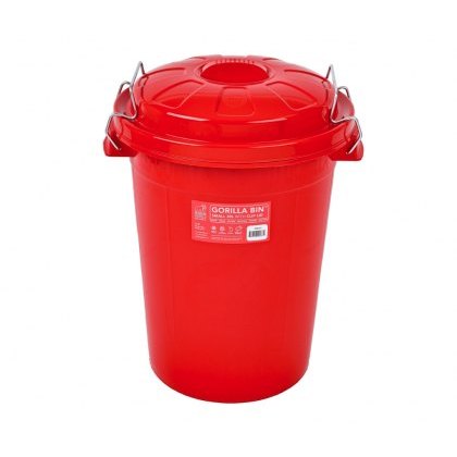 Red Gorilla 30L Bin with Clip Lid Red Gorilla 30L Bin with Clip Lid