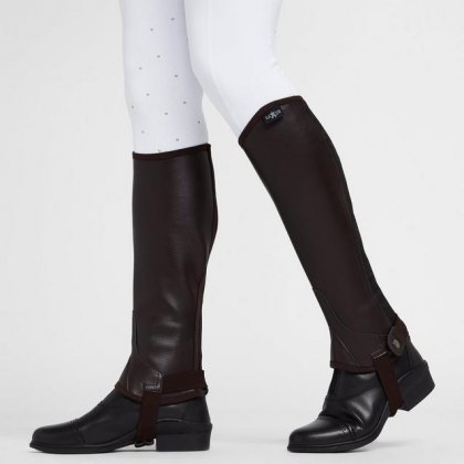 Saxon Equileather Half Chaps - Childs Saxon Equileather Half Chaps - Childs