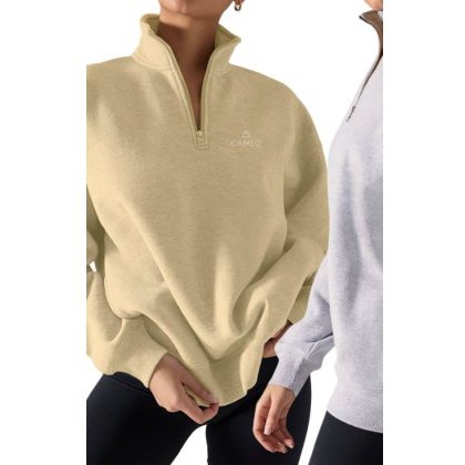 Cameo Equine Mid Layer Sweatshirt - Camel Cameo Equine Mid Layer Sweatshirt - Camel