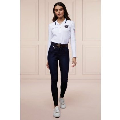 Holland Cooper Denim Thermal Full Grip Breeches - Dark Indigo Holland Cooper Denim Thermal Full Grip Breeches - Dark Indigo