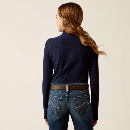 Ariat Youth Lowell 2.0 1/4 Zip - Navy Ariat Youth Lowell 2.0 1/4 Zip - Navy