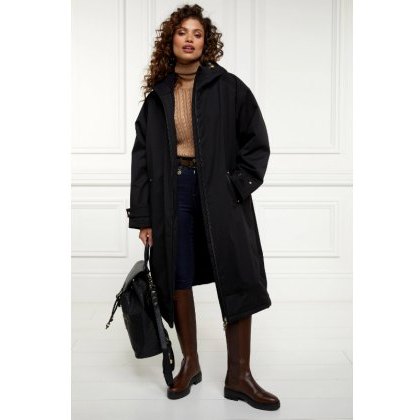 Holland Cooper One-Size Waterproof Coat - Black Holland Cooper One-Size Waterproof Coat - Black