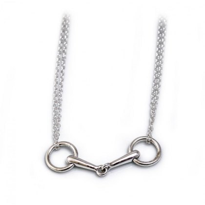 HiHo Silver Sterling Silver Racing Snaffles Necklace HiHo Silver Sterling Silver Racing Snaffles Necklace
