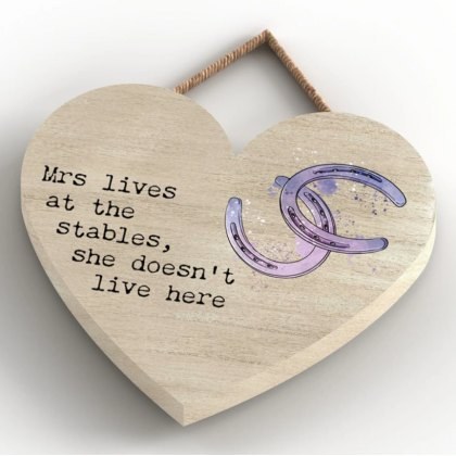 Platinum Agencies Ltd Lives At The Stables Heart Plaque Platinum Agencies Ltd Lives At The Stables Heart Plaque