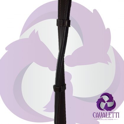 Cavaletti Collection Half Rubber Leather Reins Cavaletti Collection Half Rubber Leather Reins