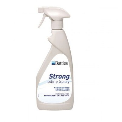 Battles 7% Strong Iodine
