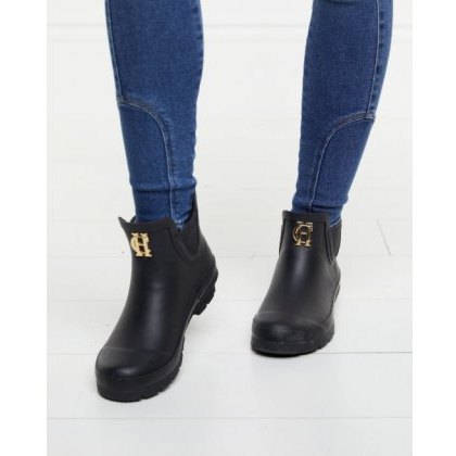 Holland Cooper Rubber Chelsea Boot - Black Holland Cooper Rubber Chelsea Boot - Black