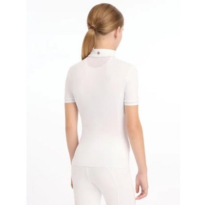 LeMieux Young Rider Belle Show Shirt - White LeMieux Young Rider Belle Show Shirt - White