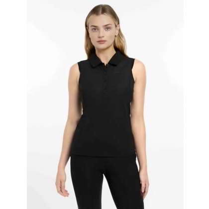 LeMieux Marissa Sleeveless Polo - Black