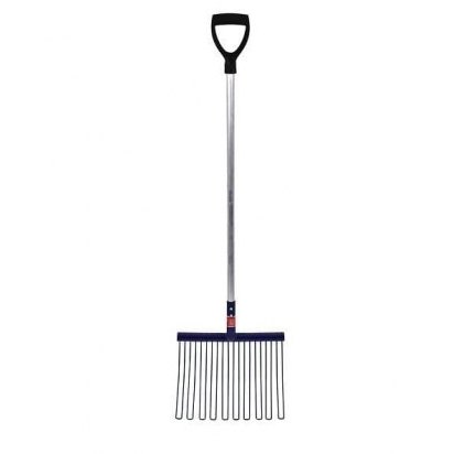 Red Gorilla Rubber Matting Fork - Long D Handle Red Gorilla Rubber Matting Fork - Long D Handle