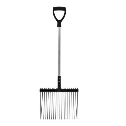 Red Gorilla Metal Shavings Fork - Short D Handle Red Gorilla Metal Shavings Fork - Short D Handle