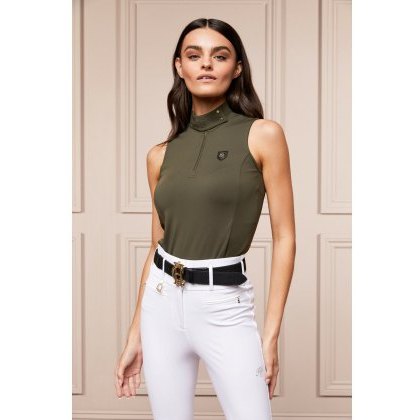 Holland Cooper Elite Sleeveless Base Layer - Khaki