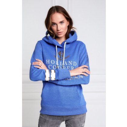 Holland Cooper HC Heritage Hoodie - Deep Colbalt Holland Cooper HC Heritage Hoodie - Deep Colbalt