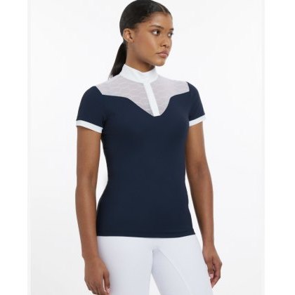 LeMieux Emily Short Sleeve Show Shirt - Navy LeMieux Emily Short Sleeve Show Shirt - Navy