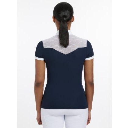 LeMieux Emily Short Sleeve Show Shirt - Navy LeMieux Emily Short Sleeve Show Shirt - Navy
