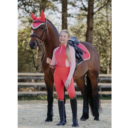 LeMieux Harlow Fly Hood - Coral Crush LeMieux Harlow Fly Hood - Coral Crush