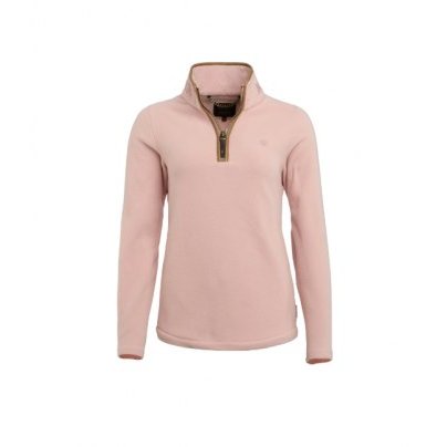 Holland Cooper Country Fleece Quarter Zip - Soft Pink Holland Cooper Country Fleece Quarter Zip - Soft Pink