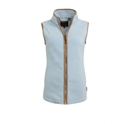 Holland Cooper Country Fleece Gilet - Pale Blue Holland Cooper Country Fleece Gilet - Pale Blue