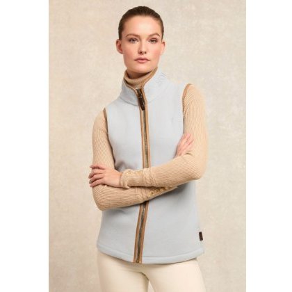 Holland Cooper Country Fleece Gilet - Pale Blue Holland Cooper Country Fleece Gilet - Pale Blue