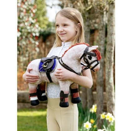 LeMieux Toy Pony Jump Saddle & Stud Girth - Brown LeMieux Toy Pony Jump Saddle & Stud Girth - Brown