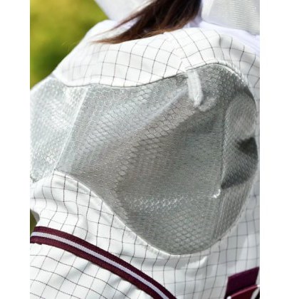 Weatherbeeta Hybrid Seasons Fly Mask - White/Maroon Weatherbeeta Hybrid Seasons Fly Mask - White/Maroon