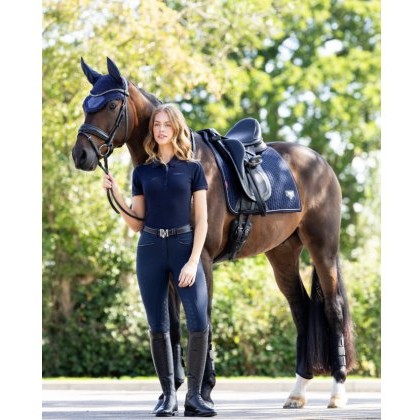 LeMieux Puissance Suede Dressage Pad - Navy LeMieux Puissance Suede Dressage Pad - Navy