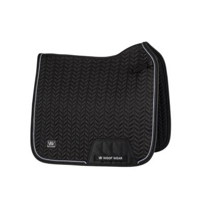 Woof Wear Herringbone Dressage Pad - Black Woof Wear Herringbone Dressage Pad - Black
