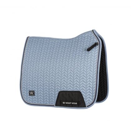 Woof Wear Herringbone Dressage Pad - Steel Blue Woof Wear Herringbone Dressage Pad - Steel Blue
