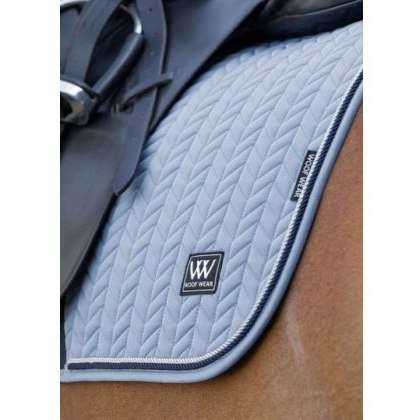 Woof Wear Herringbone Dressage Pad - Steel Blue Woof Wear Herringbone Dressage Pad - Steel Blue