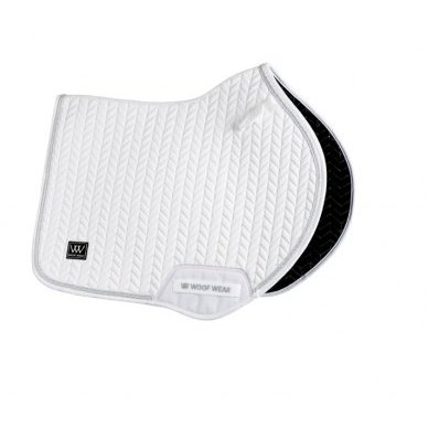 Woof Wear Herringbone CC Pad - White Woof Wear Herringbone CC Pad - White