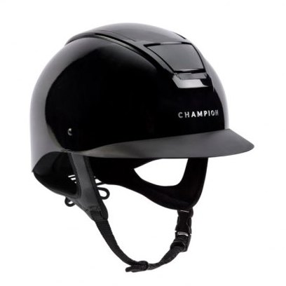 Champion Insight Peaked Helmet - Metallic Black Champion Insight Peaked Helmet - Metallic Black