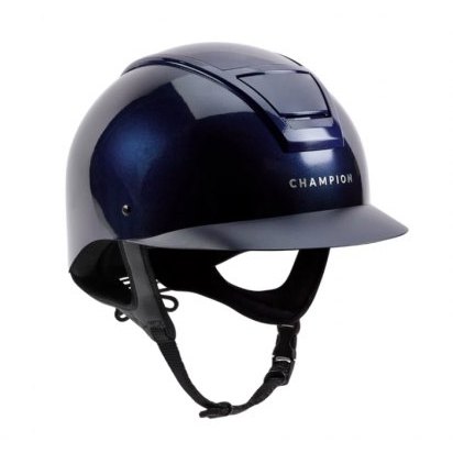 Champion Insight Peaked Helmet - Metallic Navy Champion Insight Peaked Helmet - Metallic Navy