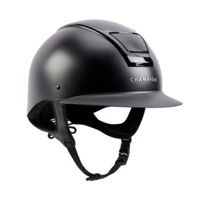 Champion Insight Wide Peaked Helmet - Matt Black Champion Insight Wide Peaked Helmet - Matt Black