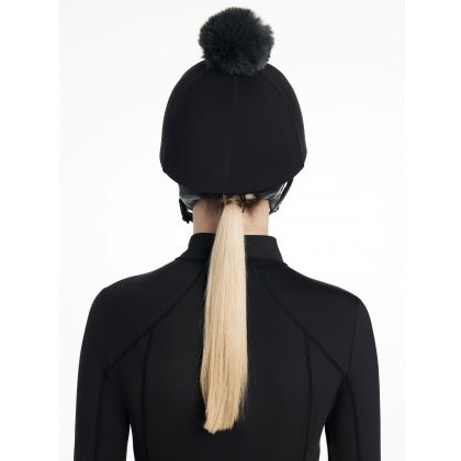 LeMieux Classique Pom Hat Silk - Black LeMieux Classique Pom Hat Silk - Black