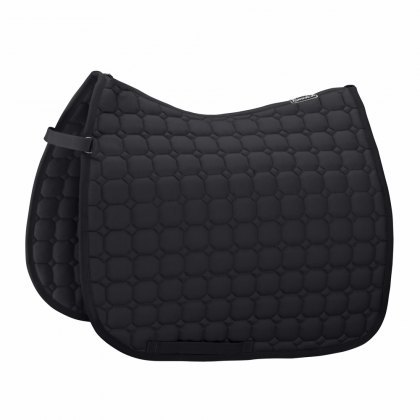 Eskadron Cotton Dressage Saddlecloth - Black Eskadron Cotton Dressage Saddlecloth - Black