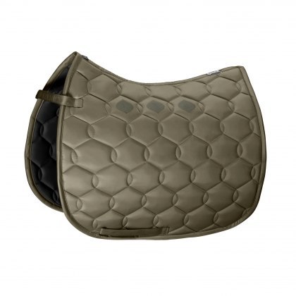 Eskadron Glossy Wave Dressage Saddlecloth - Olive Eskadron Glossy Wave Dressage Saddlecloth - Olive