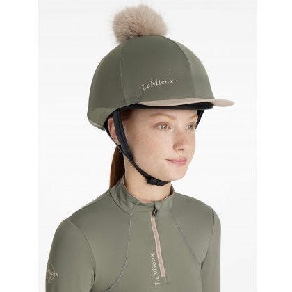LeMieux Classique Pom Hat Silk - Rosemary LeMieux Classique Pom Hat Silk - Rosemary