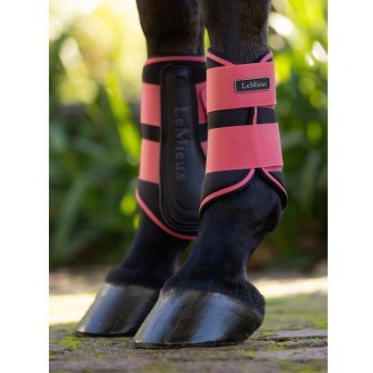 LeMieux Grafter Brushing Boots - Cranberry LeMieux Grafter Brushing Boots - Cranberry