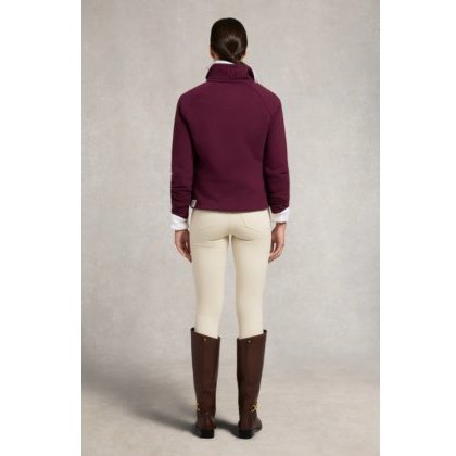 Holland Cooper Sporting Goods Zip Henley - Mulberry Holland Cooper Sporting Goods Zip Henley - Mulberry