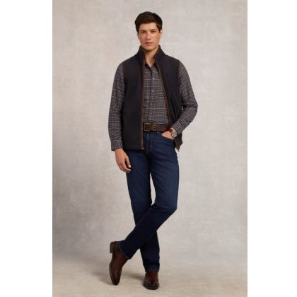Holland Cooper Men's Country Fleece Gilet - Ink Navy Holland Cooper Men's Country Fleece Gilet - Ink Navy