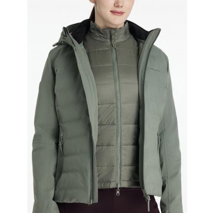 LeMieux Brooke Waterproof Hybrid Jacket - Rosemary LeMieux Brooke Waterproof Hybrid Jacket - Rosemary