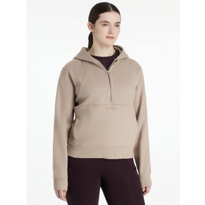 LeMieux Henrietta 1/2 Zip Hoodie - Almond LeMieux Henrietta 1/2 Zip Hoodie - Almond