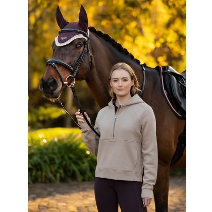 LeMieux Henrietta 1/2 Zip Hoodie - Almond LeMieux Henrietta 1/2 Zip Hoodie - Almond