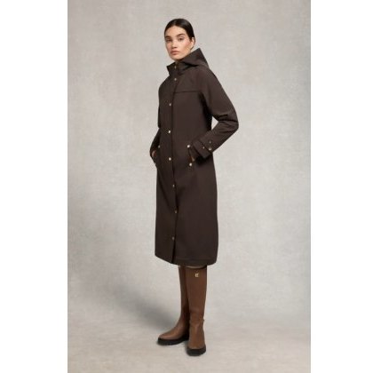Holland Cooper Folgate Rain Coat - Chocolate Holland Cooper Folgate Rain Coat - Chocolate